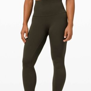 Lululemon Align Legging 28" - Dark Olive - Sz2